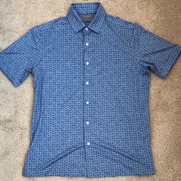 Daniel Cremieux Other - Daniel Cremieux Casual Blue Textured Shirt